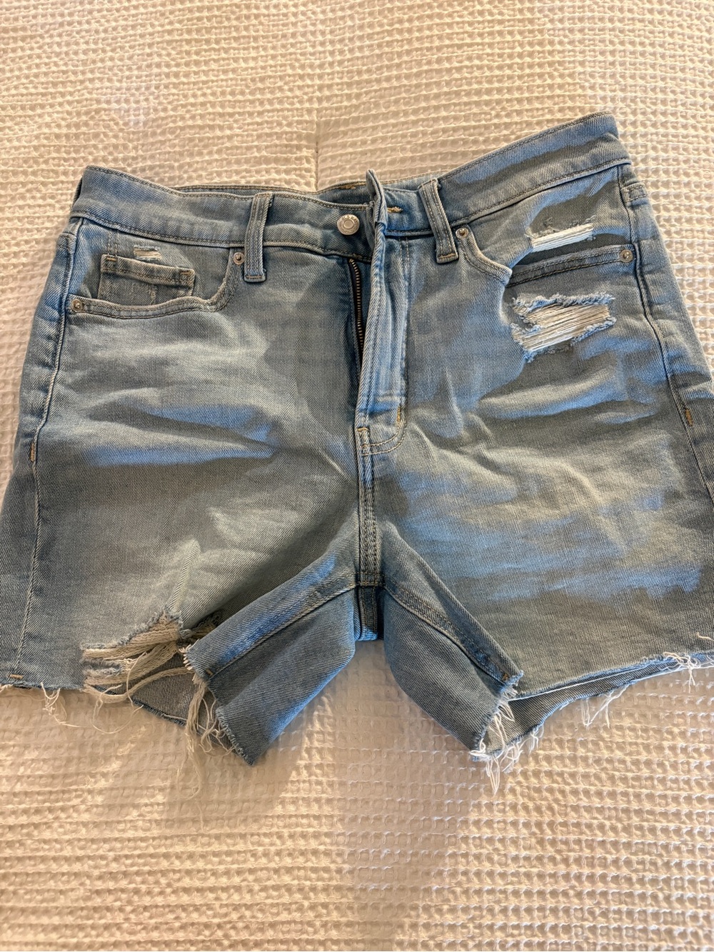 Old Navy Light Blue High-Rise OG Straight Jeans
